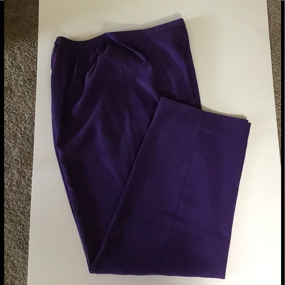 Petite Purple Summer Trouser